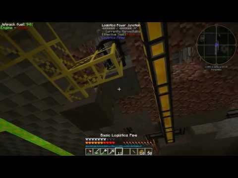 Minecraft: Logistics Pipes: Connecting the Logistics Request Table to Storage Drawers