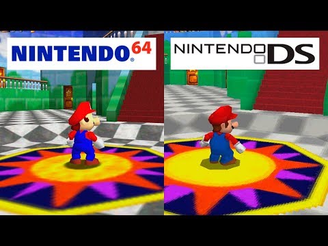 Super Mario 64 | Nintendo 64 VS Nintendo DS | HD GRAPHICS COMPARISON