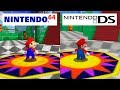 Super Mario 64 Nintendo 64 VS Nintendo DS HD GRAPHICS COMPARISON