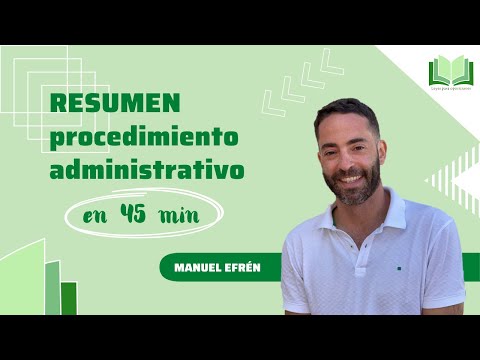 Resumen procedimiento administrativo