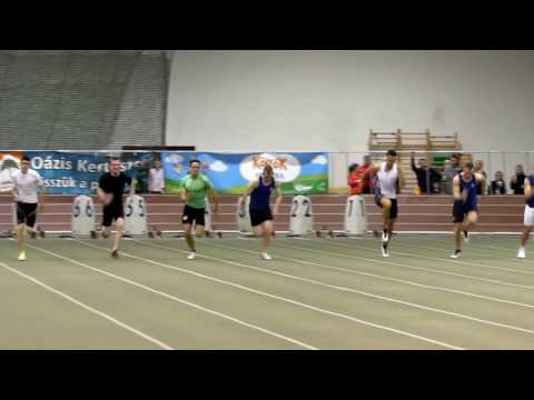 60 m férfi síkfutás „B” döntő - lassítva