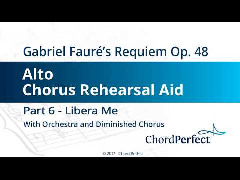 Fauré's Requiem Part 6 - Libera Me - Alto Chorus Rehearsal Aid