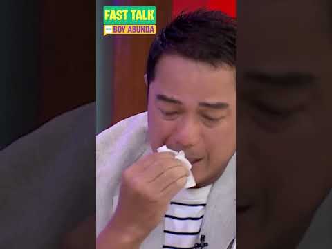 Ariel Rivera became emotional about his dad #shorts | Fast Talk with Boy Abunda