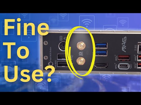 Part of a video titled Is The Motherboard's On-Board Wi-Fi Any Good? - YouTube