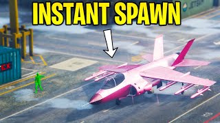 GTA Online - How to Spawn ANY AIRCRAFT Right Next To You Instantly! (Easy Glitch)