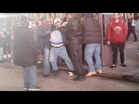 Slim jesus gets jumped in front of madison sq. Psyche (sike) read