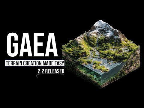 Gaea 2.2 Released - An Insanely Easy & 'Free' Procedural Terrain Creator!