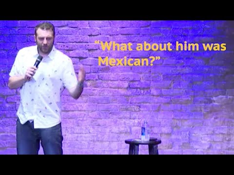 SJW heckler thinks white comedian is racist