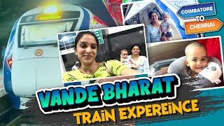 My First VANDE BHARAT Train Journey 🚉| ரொம்ப நாள் ஆசை - Coimbatore to Chennai 📍Vlog | Diya Menon