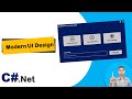 How To Create Modern UI Design Windows Form App In C 2022 Screen Recording Software Design