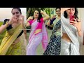 Aarthi Subash Tamil Tv Serial Actress Saree Dance Dubsmash Video Mix
