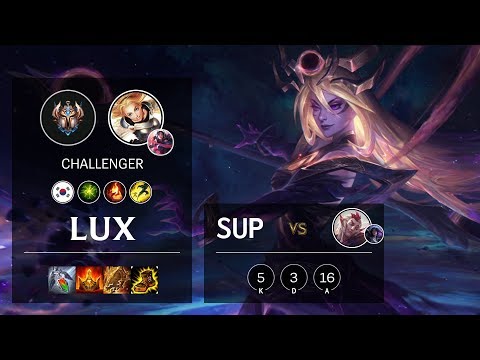 Lux Support vs Rakan - KR Challenger Patch 10.10