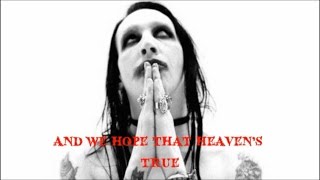 Marilyn Manson - The Death Song (with Bible speech) LYRIC VIDEO
