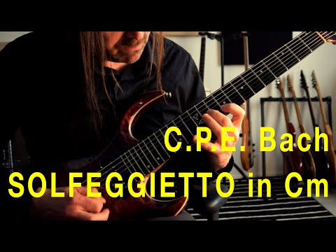 C.P.E. Bach - Solfeggietto in Cm H220 (electric guitar)