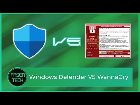 Windows Defender VS The WannaCry Ransomware | Antivirus Test