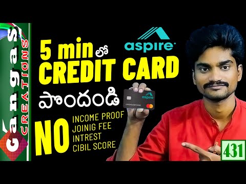 Aspire Credit Card In Telugu
