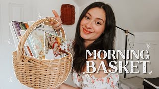 What's In Our Morning Basket (The #1 Thing I Recommend For Homeschool Preschool)