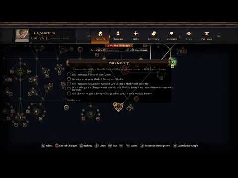 Poe Sanctum, TS Deadeye lvl96.1st time trying (to) build. Craft gear + switch to Omni