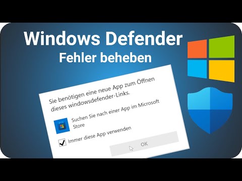 Windows 11 Defender Sicherheit öffnen - sie benötigen eine neue App