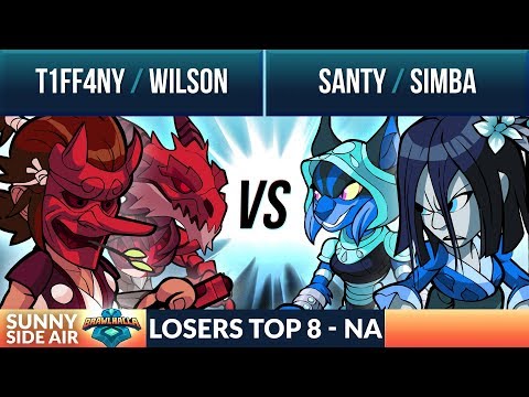 T1FF4NY & STTP WIlson vs Simba & Santy - Losers Top 8 - Sunny Side Air NA 2v2
