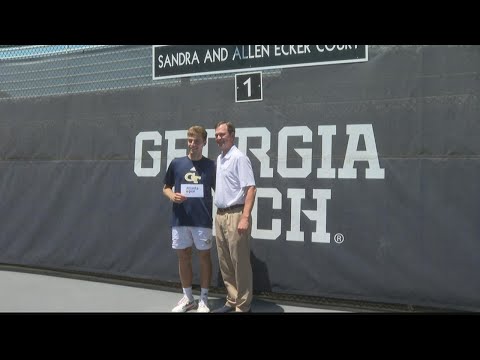 Georgia tech tennis player gets Atlanta open surprise
