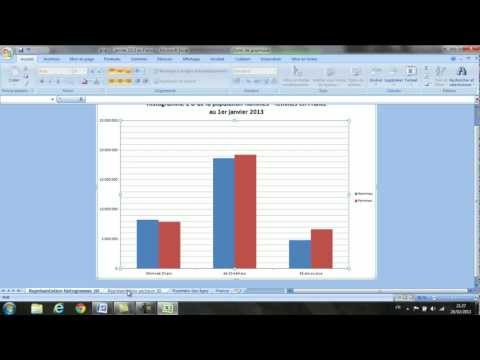 comment construire pyramide des ages excel