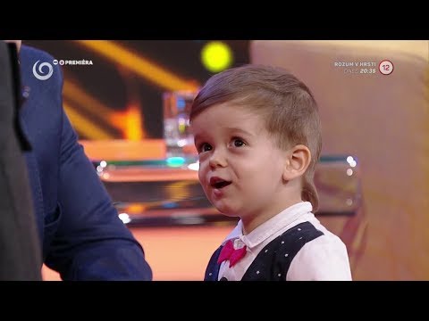 Dvojročný Jakubko recituje Žabiatko sa narodilo (ROZUM V HRSTI)