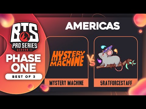 Mystery Machine vs 5RATFORCESTAFF Game 1 - BTS Pro Series 11 AM: Phase 1 w/ Kmart & neph