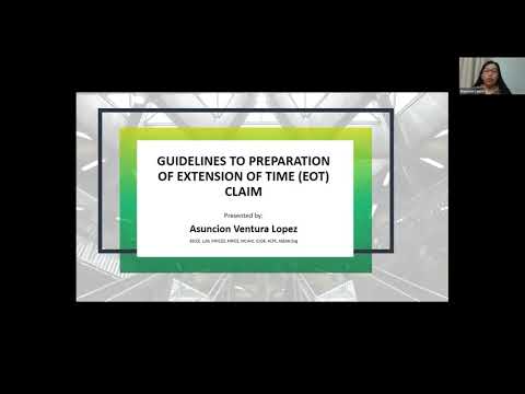 Guidance on Preparation of EOT Claim