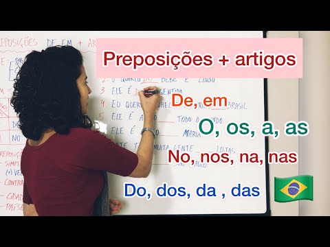 Preposições + artigos ( contrações). Aprender português