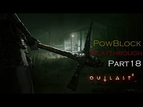 Outlast 2 (PS4) Playthrough pt18 - Early Jumpscares, Library Maze, & Gremlins w/ Blades