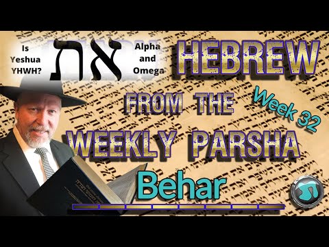 Learn Hebrew from the Weekly Parsha: Week 32 'Behar' - PLUS Commentary - Gavriel Sanders - 1790