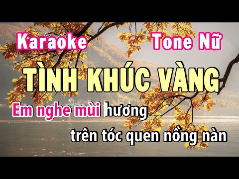 Tình Khúc Vàng Karaoke Tone Nữ (Mi giáng thứ) | Karaoke Hiền Phương
