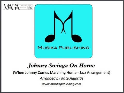 Johnny Swings On Home (When Johnny Comes Marching Home) - Clarinet Quartet - Sheet Music
