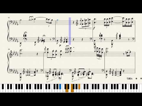 Liszt, Hungarian Rhapsody No.6, S.244/6. [Piano Tutorial + Sheets]