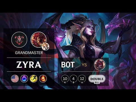 Zyra Bot vs Xayah - NA Grandmaster Patch 9.18