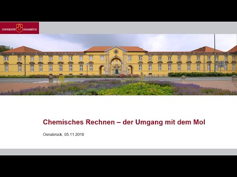 Vorlesung Allgemeine Chemie • Chemisches Rechnen (06)