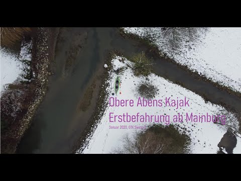 Abens Kajak Teil 1 - Mainburg bis Elsendorf - Winter-Erstbefahrung? - Januar 2021 | Kajak #08