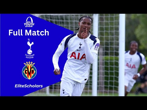 Full Match Spurs U19 vs Villarreal U19 | UEFA Youth League Matchday 1 | 16/09/25