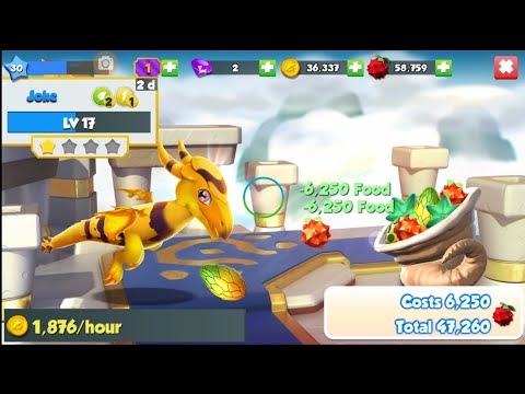 Dragon Mania Legends - Upgrade Honey dragon Level 17-19 | Gameplay Walkthrough Part 28 (iOS/Android)