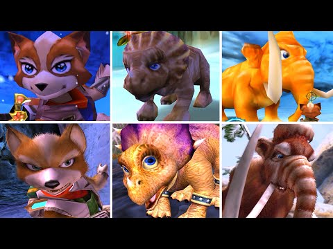Dinosaur Planet (N64) Comparison VS Star Fox Adventures (GCN) Snowhorn Wastes