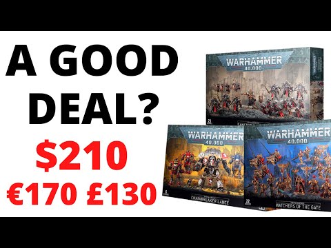40K Christmas Battleforces PRICES - Good Value or NOT?