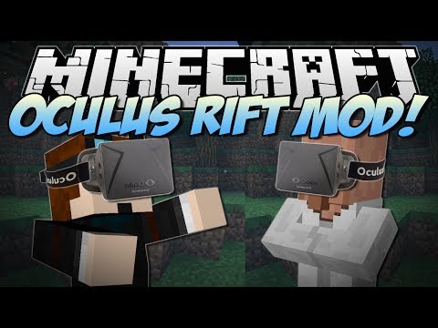 Minecraft | OCULUS RIFT MOD! (Virtual Reality Minecraft!) | Mod Showcase