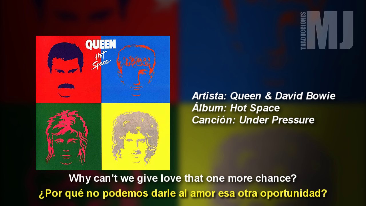 Letra Traducida Under Pressure de Queen