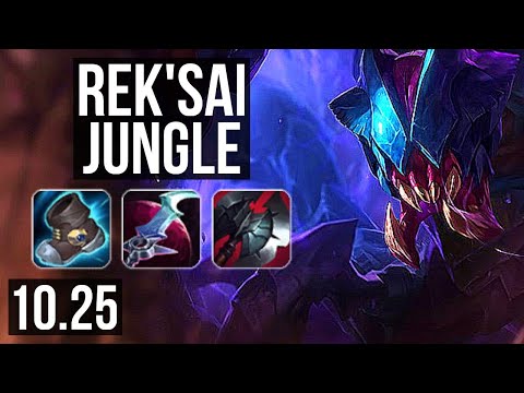 REK'SAI vs GRAVES (JUNGLE) | 9/1/9, 1.5M mastery, Godlike, 300+ games | EUW Diamond | v10.25