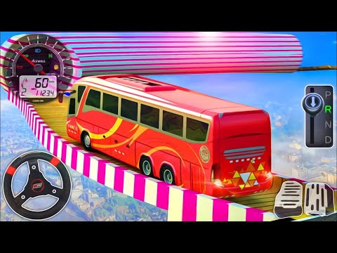 Impossible Bus Stunt Racing 2023 - Mega Ramp Driving Simulator 3D - Android GamePlay- 11