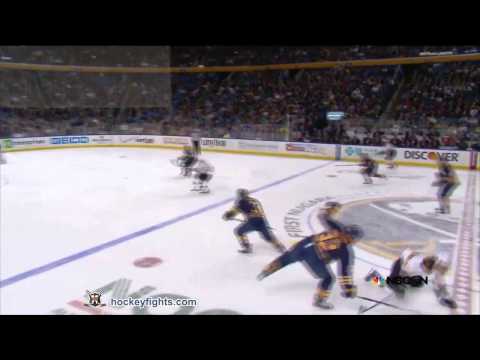 John Scott's Illegal Hit On Loui Eriksson - October 23rd, 2013