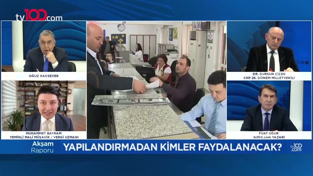 Yapılandırmadan Kimler Faydalanacak? TV 100'de Değerlendirdim...