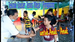 Download lagu Teknik Dasar Belajar Tenis Meja / Pingpong untuk anak - anak mp3