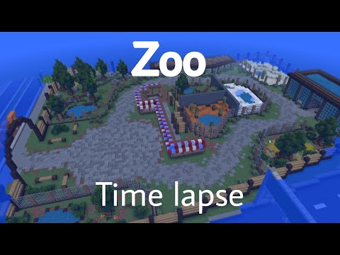 Delta City │Official - Building a Zoo! │ Minecraft time lapse